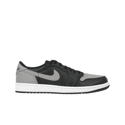 Мужские кроссовки Air 1 Retro Low OG Shadow 2024 черные средне-серые белые CZ0790-003