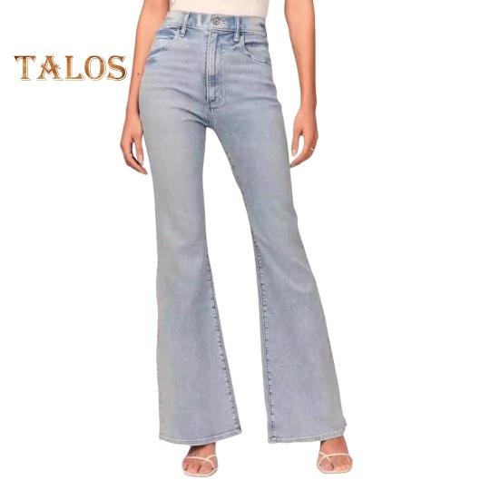 Женские зимние джинсы средней талии с застежкой-молнией на пуговицах, большого размера, облегающие, с карманами, прямые, широкие, повседневные, длинные брюки