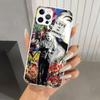 Чехол для телефона с граффити-артом Бэнкси для iPhone 16 15 14 13 12 Mini 11 Pro Max 16E X XS XR 7 Plus 8 SE 2020 Мягкий чехол с принтом