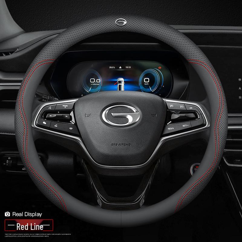 Trumpchi GS8/GS4/M8/M6/GS5 Empow GS3 GA4 AION V/S Mei 580Y Genuine Leather Steering Wheel Cover