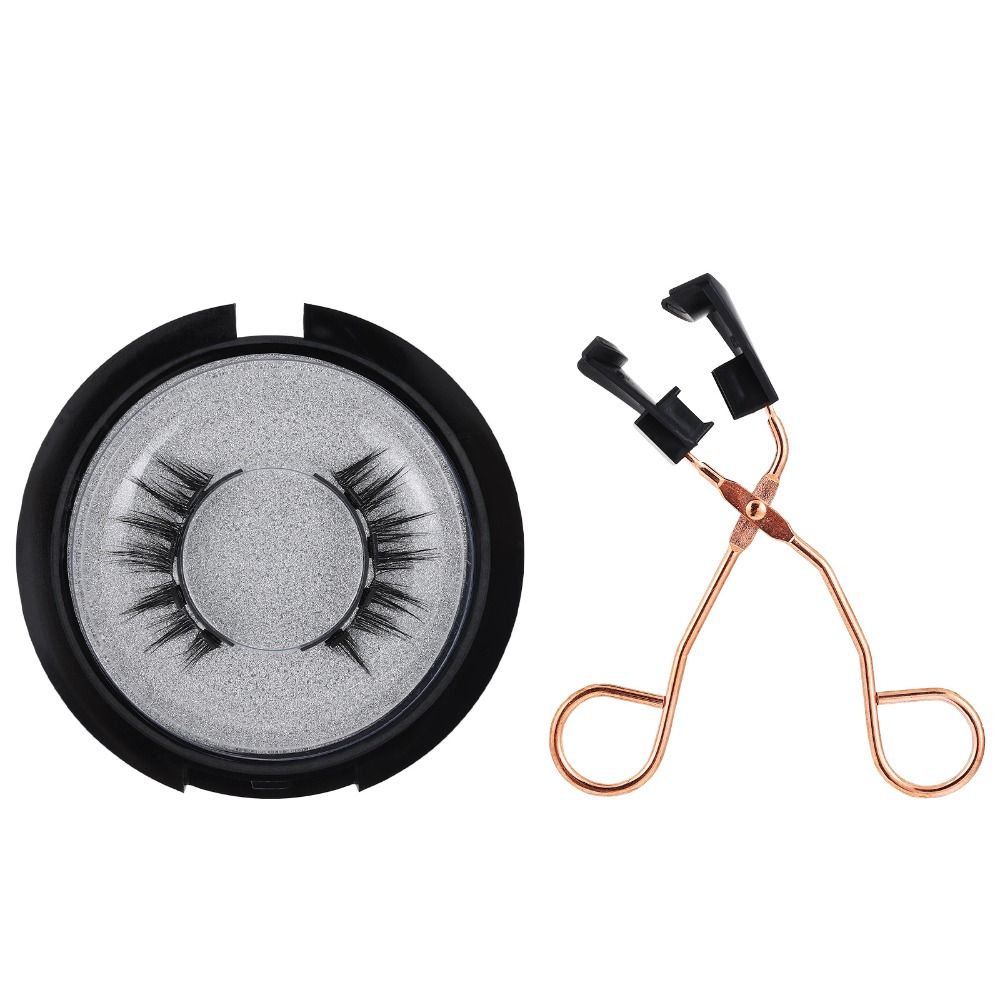 Easy to Wear With Applicator Looking Natural Fake Eyelashes Handmade Magnetic Eyelashes