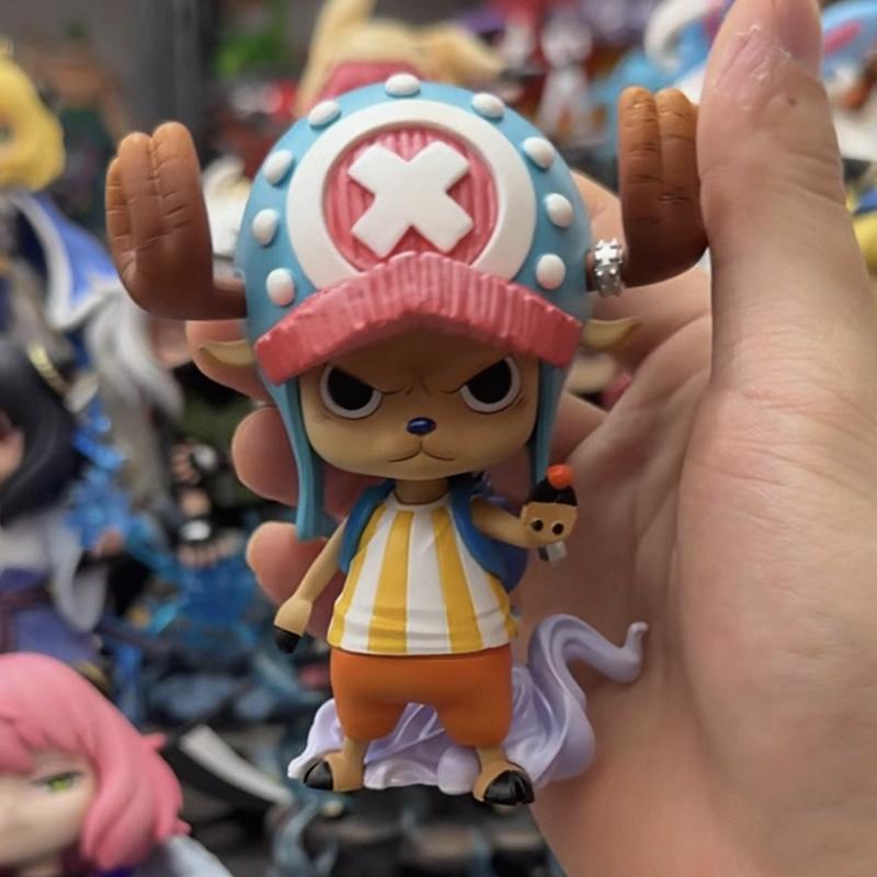 В наличии 1 штука Фигурка Чоппера из One Piece 10 см «Два года спустя» Милая и креативная Q-стол Украшения Вокруг Второго Элемента