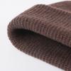 Men's and Women's Autumn and Winter Warm Hat All Match Solid Beanie Knitted Wool Melon Cap