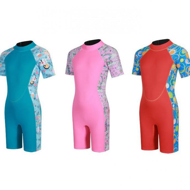 Kids 3mm Neoprene Wetsuit Long Sleeve Thermal Dive Suit Winter Swimming Diving Cold Water Protection