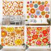 Flower Sunflower Print Pattern Tapestry Bedroom Living Room Tapestry Home Wall Decoration Tapestry
