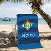 Customizable personalized beach towels Real Betis Balompié themed designs.Suitable for the beach, yoga, sports;ideal as beach accessories