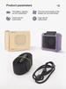 Portable Rechargeable USB Hanging Waist Fan Multifunctional Outdoor Small Lighting Fan for Car Home RV Hotel Use Three Options