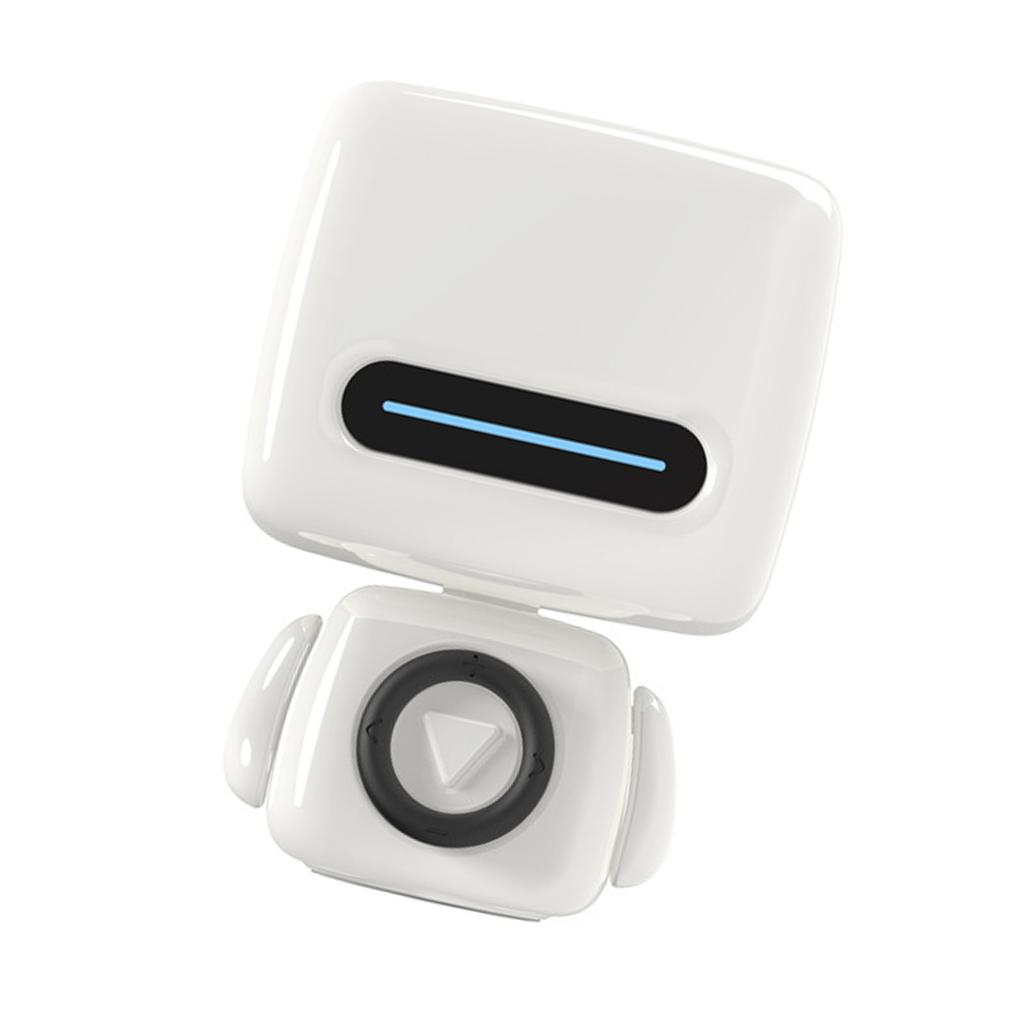 Portable Speaker Cute Robot Shape Built in Mic Multifunction Smart Wireless Speaker for Photo Call