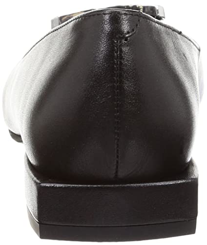 Carino CALF32055 Women's Pumps, Black, Size 22.5 cm