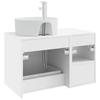 Bathroom Furniture Set 2 pcs White Particleboard