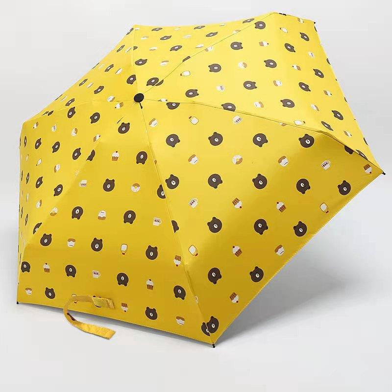 Full-automation Little Bear Beach Umbrella Sun Protection Umbrella Folding Umbrella for Both Sunny and Rainy Days
