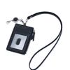 Neck Hanging Reel Strap Badge Holder with Lanyard ID Card Case Multifunctional Male Wallet Unisex