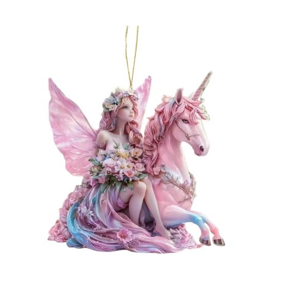 Подвеска в виде лошади 2D Акриловая Реалистичная Лошадь Украшение Рождественская Игрушка с Петлей для Подвешивания Праздничный Декор для Любителей Конного Спорта