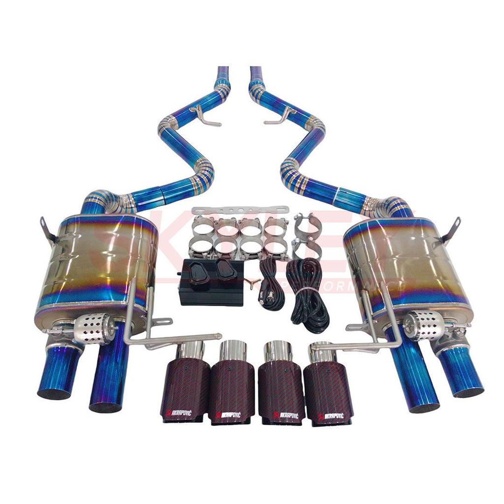 SL Premium Titanium Exhaust System with Muffler for BMW E92/E90