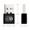 Беспроводной Wi-Fi-адаптер 650 Мбит/с Mini USB 2.0 Wi-Fi Dongle USB Ethernet-приемник-передатчик 2,4G и 5G двухдиапазонная сетевая карта без драйверов для ноутбука