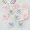 5Pcs/Lot Heart-Shaped Patch Bow Decoration Embroidered Patches Applique Clothing Patch Decoration