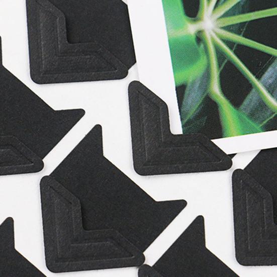 5 листов самоклеящихся уголков для фотографий, бескислотных, винтажных, самодельных альбомов для скрапбукинга