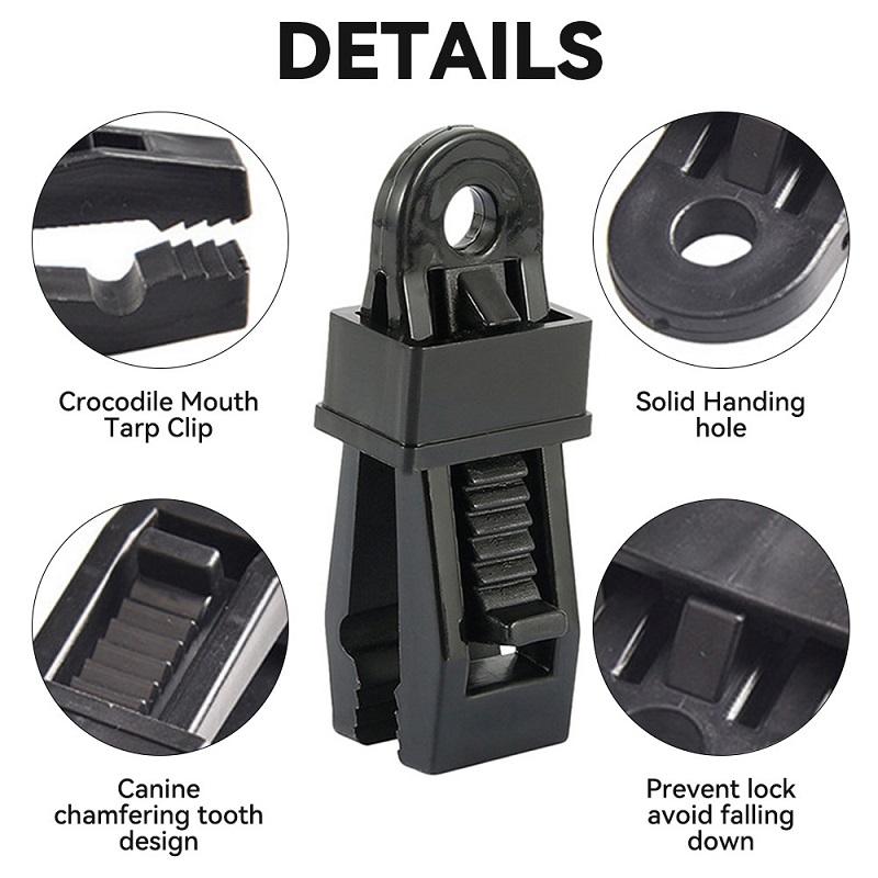 Регулируемый прочный фиксатор для брезентовой ткани, многоразовый зажим для штор, ветрозащитный зажим для кемпинговой палатки, крючок, зажим для брезента