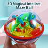 Classic 3D Magical Intellect Maze Ball Children Toy Puzzle Game for Kid and Adult Christmas Gift IQ Balance Magnetic Ball Marble