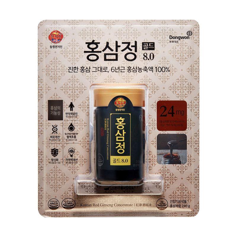 Донгвон Чонджин Красный женьшень Чонг Голд 8.0 240 г