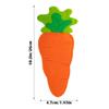 Carrot Easter Fork Bag Easter Theme Flatware Storage Pouch Cover Table Decoration Utensil Holders For Easter Party Bunny Theme