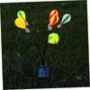 2 pack solar hot air balloon lamp Easter/Christmas outdoor garden decoration metal decoration durable and reliable waterproof lawn terrace space