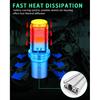 BA20D H616 COB 12W LED Aluminium Bulbs White Motorcycle Lights Bulb Backup Signal Blinker Stop Brake Tail Motorbike Light Bulbs Battery Car LED