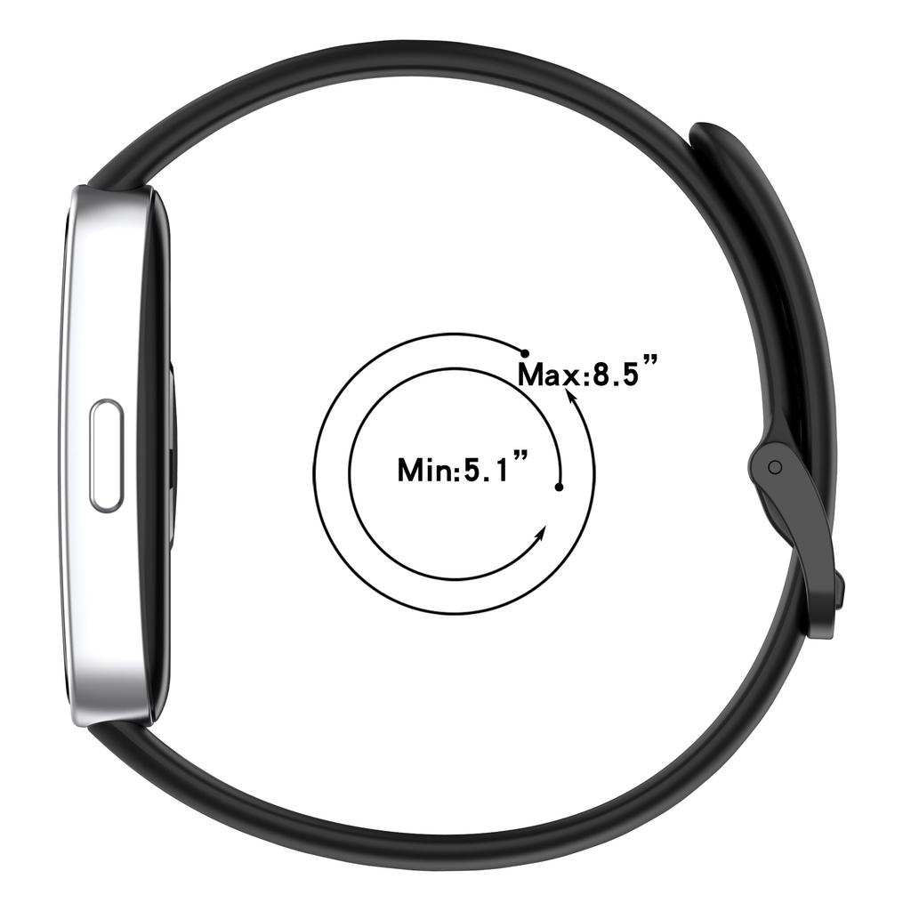 Силиконовый ремешок для часов для Huawei Band 9 NFC/9/8 NFC/8, регулируемый сменный браслет на запястье