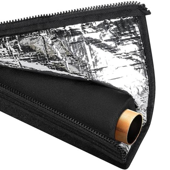 3 слоя Изоляционное покрытие для медных труб ОВКВ Устойчивый к УФ-излучению Изоляционный рукав для труб кондиционера для улицы Аксессуар для изоляции наружного трубопровода