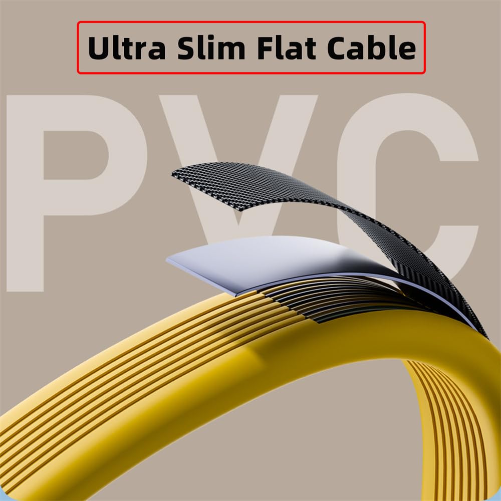 Xiwai 20 Гбит/с USB4 Короткий Плоский Тонкий FPC Удлинитель Папа-Мама 100 Вт и 8K 5K Кабель Thunderbolt, Шнур USB4.0 Type-C, Поддержка 3/4, 0.2 м