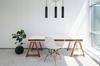 MODERN CEILING HANGING LAMP BLACK LED LAMP