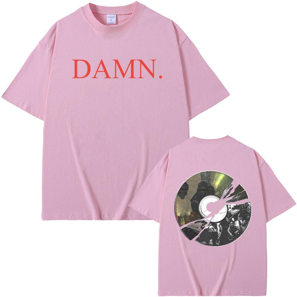 Rapper Kendrick Lamar DAMN To Pimp A Butterfly Mr. Morale & The Big Steppers Album Graphic Print Tshirt Male Hip Hop Casual Tees