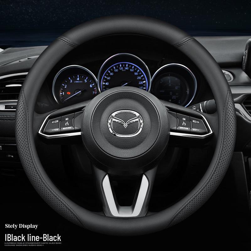 Mazda 6 Atez/Mazda 2/CX5/CX4/Angkesaila/Ruiyi/CX30 Leather Steering Wheel Cover