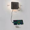 Светодиодный креативный вращающийся настенный светильник с USB-портом для зарядки, декоративный настенный светильник для гостиной, коридора, спальни, кабинета, светильник для чтения