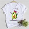Short Sleeve Casual Tee Top Avocado Lovely Style Shirt Lady Clothes Fashion Tshirt Summer Female T Women Graphic T-shirts