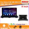 Android Car Radio For Volvo C30 S40 V50 C70 2006 2007-2012 Multimedia Bluetooth Player Navigation 4G GPS Carplay Stereo