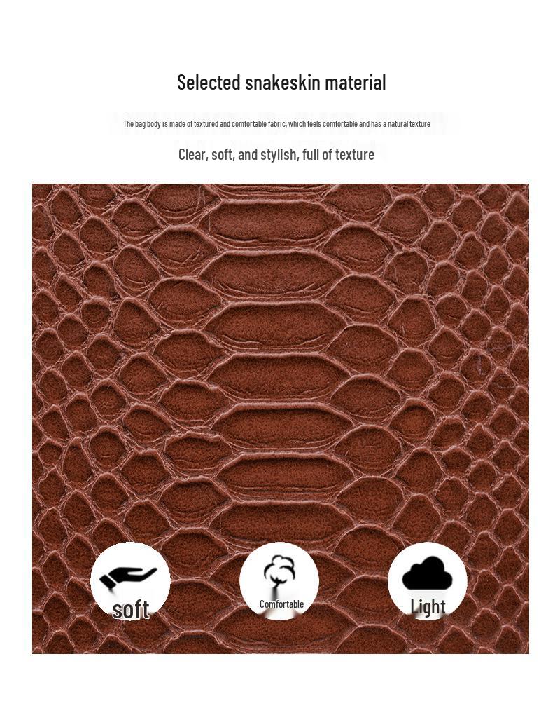 Модный женский клатч: Сумка-багет на плечо/через плечо с узором крокодила и питона