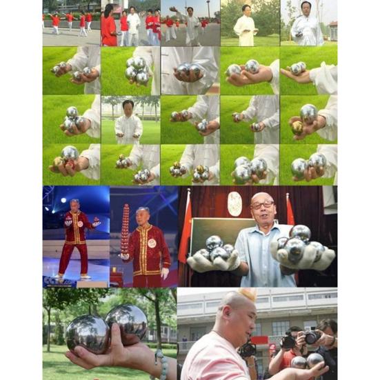 2Pcs/Pair Meditation Ball Dragon Phoenix Pattern Finger Exercise Enamel Color Yin Yang Fitness Handball for Gift