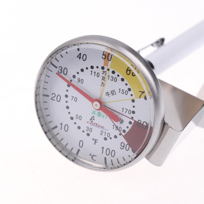 1 Piece Mechanical Probe Temperature Gage Dial F/C Kitchen Tools Food Liquid Milk Coffee Thermometer