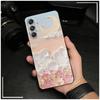 Пылезащитный Водонепроницаемый Чехол для Телефона Для Samsung Galaxy M34 5G/F34/SM-M346B Модный Дизайн Милый цветок Масляная Живопись Мультяшный