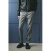 H M Suit Pants Regular Fit Grey Melange