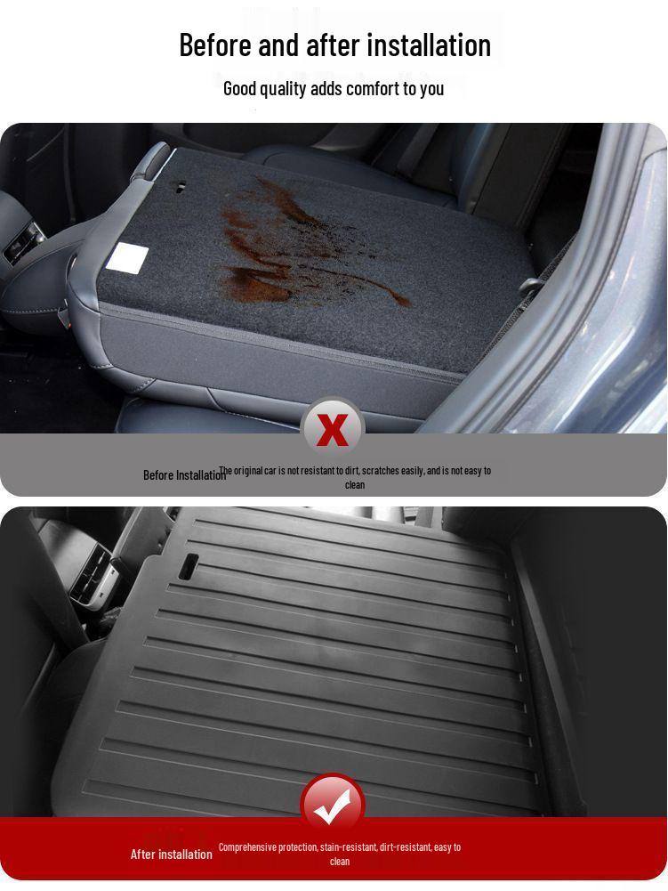 Tesla Model 3/Y Full Surround TPE Floor Mat - Interior Modification Accessories