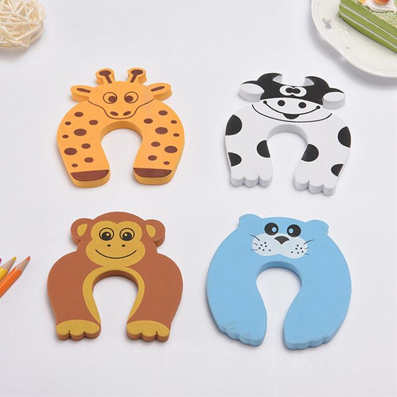 Baby Safety Foam Door Stoppers Animal Designs For Baby