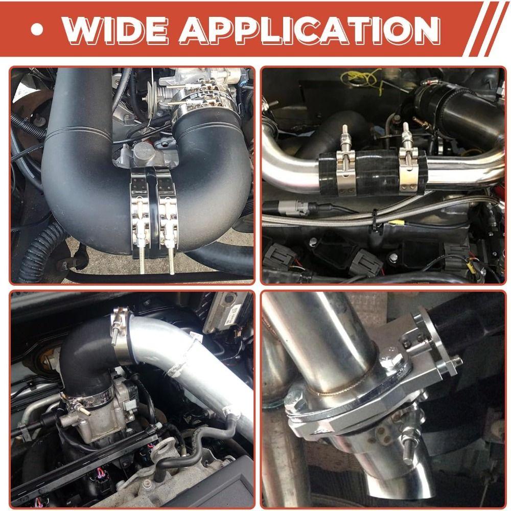 Мощные хомуты для шлангов 304 нержавеющая сталь Выхлоп Воздухоуплотнение Новый Инструмент для ремонта Сварка