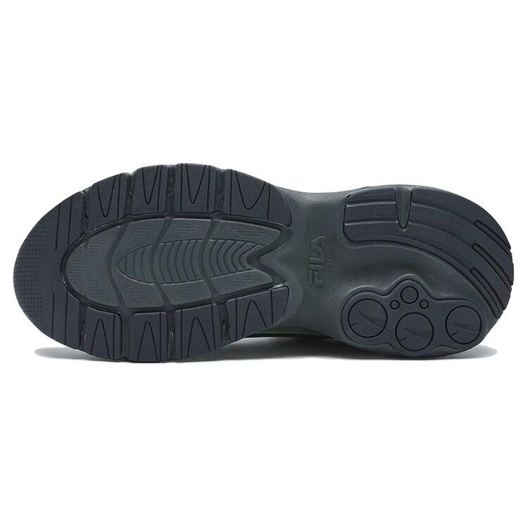 Fila Fusion Cred Navigator Удобные Прочные Дышащие Низкие Повседневные Беговые Кроссовки Мужские Сникеры Черный Зеленый T12M421601FSA