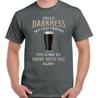 Guiness Hello Darkness My Old Friend Beer Alcohol BBQ T Shirt Comfortable and Breathable Soft Everyday Wear Men's Clothing Tee