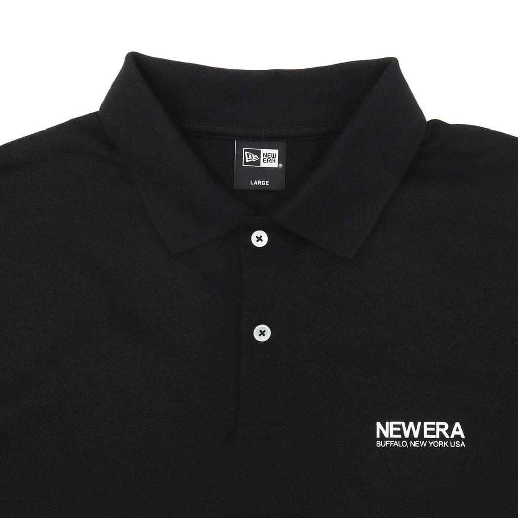 Футболка-поло с коротким рукавом New Era Оверсайз-поло 14353345 NER35A1217 Черный S The Origin Эксклюзивная одежда ONSPOTZ Оверсайз New Era Популярный размер