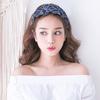 Non Slip Hair Hoop Wide Side Hollow Headwear Ins Lace Mesh Hair Band  Hair Accessories