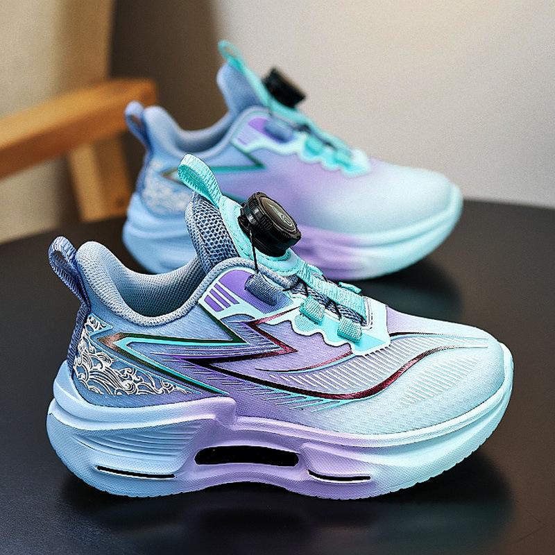 Boys' Shoes Spring 2025 New Children's Lightweight Sports Dad Shoes Medium and Old Children's Trendy Cool Casual Running Shoes Boy