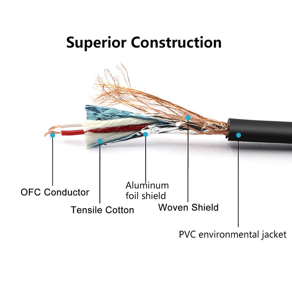 Комплект аудиокабелей Neewer, 1 метр, XLR Male to XLR Female, микрофонный кабель, синий, фиолетовый, красный, желтый (6 шт.) (Зеленый Оранжевый)